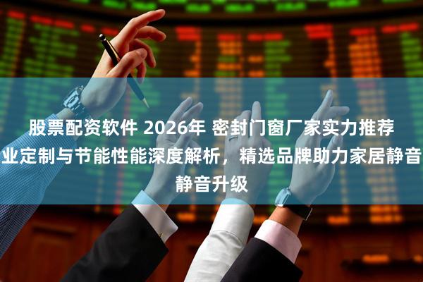 股票配资软件 2026年 密封门窗厂家实力推荐：专业定制与节能性能深度解析，精选品牌助力家居静音升级