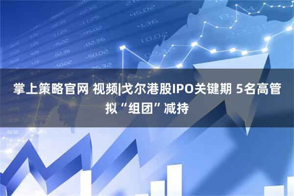 掌上策略官网 视频|戈尔港股IPO关键期 5名高管拟“组团”减持